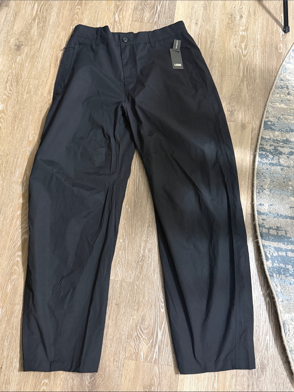 Source Unknown Black Men's Chinos - Straight Leg Casual Pants